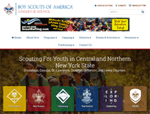Tablet Screenshot of cnyscouts.org